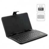 Capa de Couro de teclado para 7 polegadas Android Tablet PC