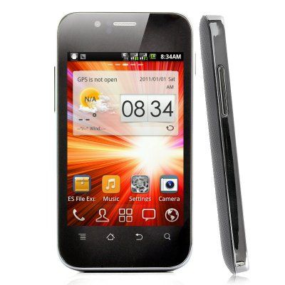 Android Phone 3.5 polegadas - 1GHz, Dual SIM, Preto